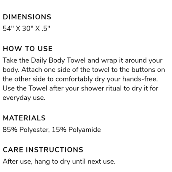 Daily Concepts Your Body Wrap Towel | NEW | Turquoise | Daily Body Towel Wrap - Picture 2 of 6